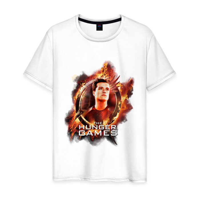 Мужская футболка хлопок The hunger games фото