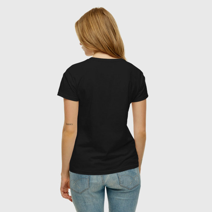 Женская футболка хлопок Хитрая лиса фото