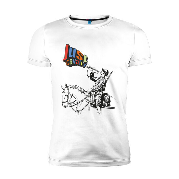 Мужская футболка премиум Just Cavalry фото