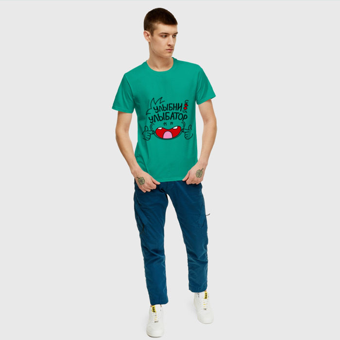 Мужская футболка хлопок Улыбни свой улыбатор фото