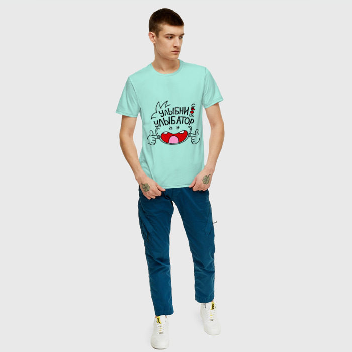Мужская футболка хлопок Улыбни свой улыбатор фото
