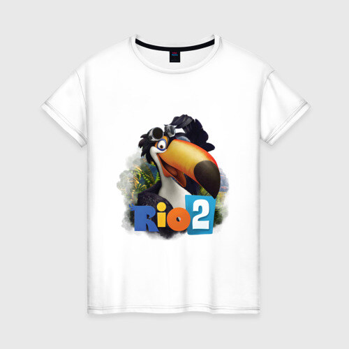 Женская футболка хлопок Рафаэль фото