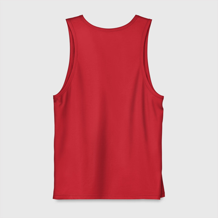 Мужская майка хлопок Чеширский кот фото