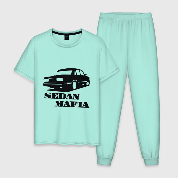 Мужская пижама хлопок SEDAN MAFIA фото
