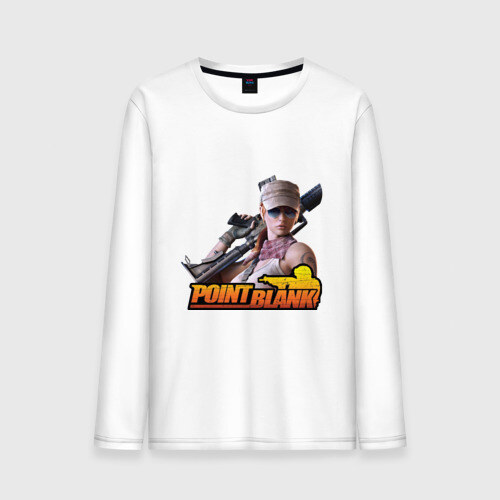 Мужской лонгслив хлопок Point Blank фото