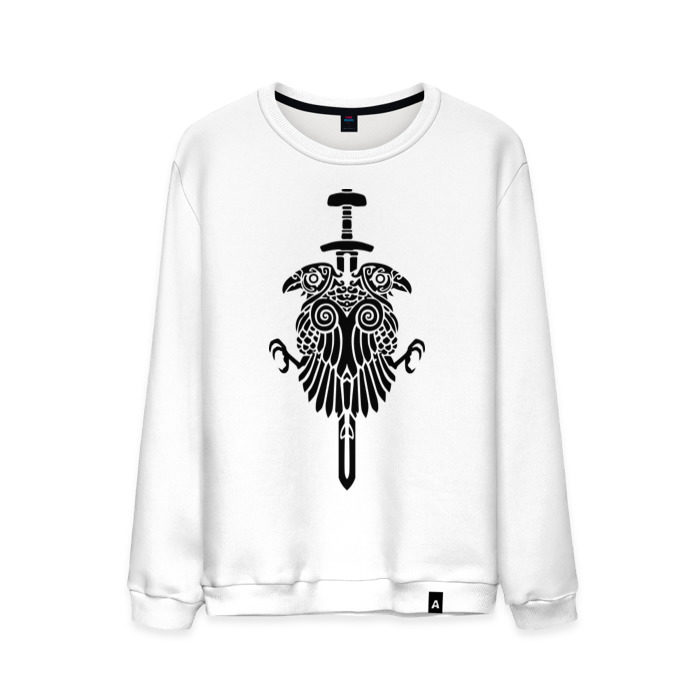Мужской свитшот хлопок Вороны фото