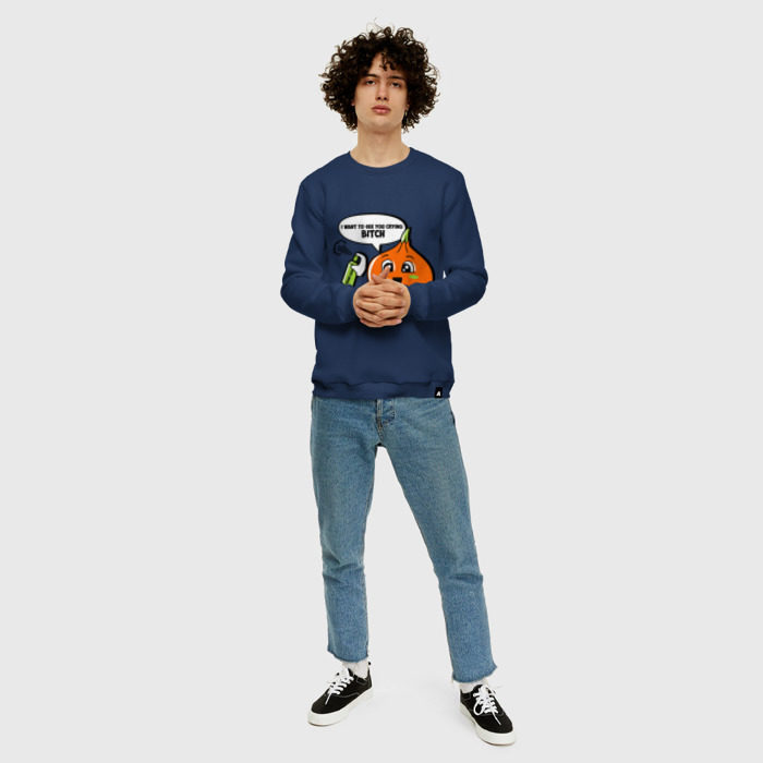 Мужской свитшот хлопок Луковица с газовым баллончиком фото