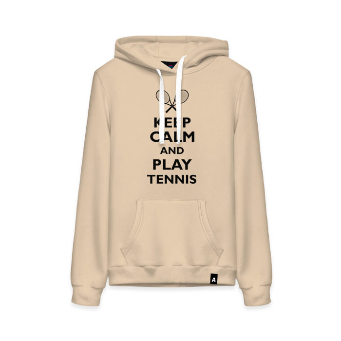 Женская толстовка хлопок Play tennis фото