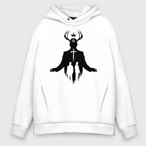 Мужское худи Oversize хлопок True Detective фото