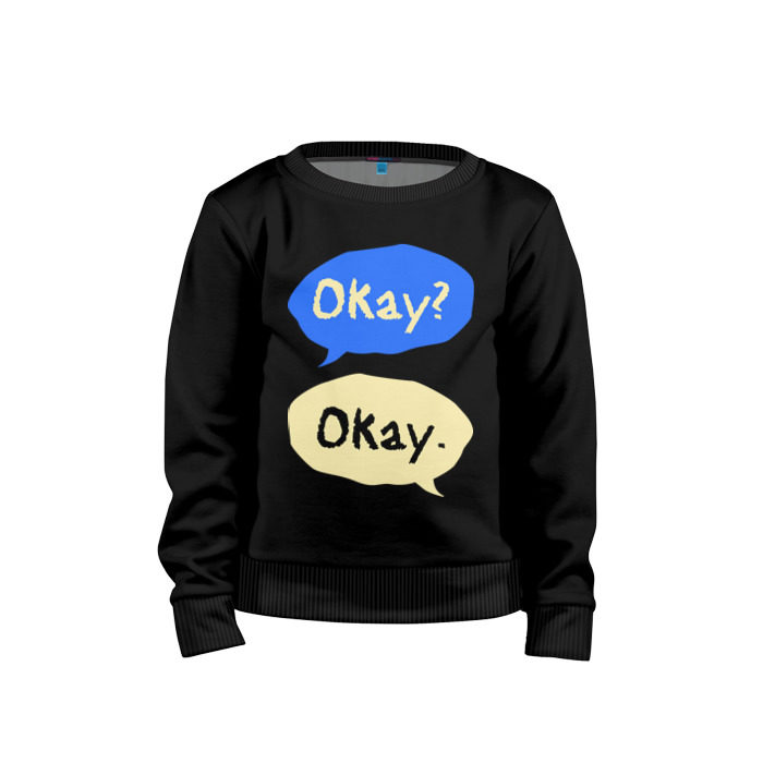 Детский свитшот хлопок Okay Виноваты звезды фото