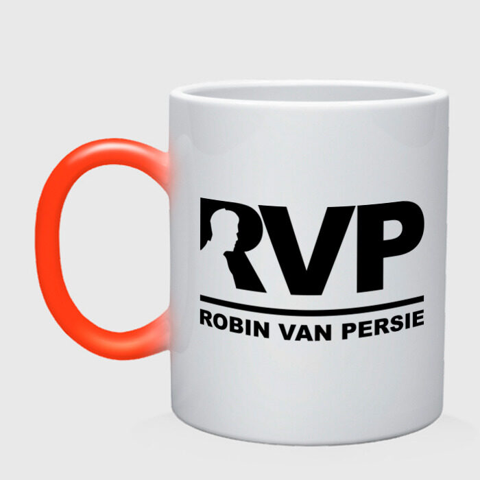 Кружка хамелеон Робин Ван Перси (Robin Van Persie) фото