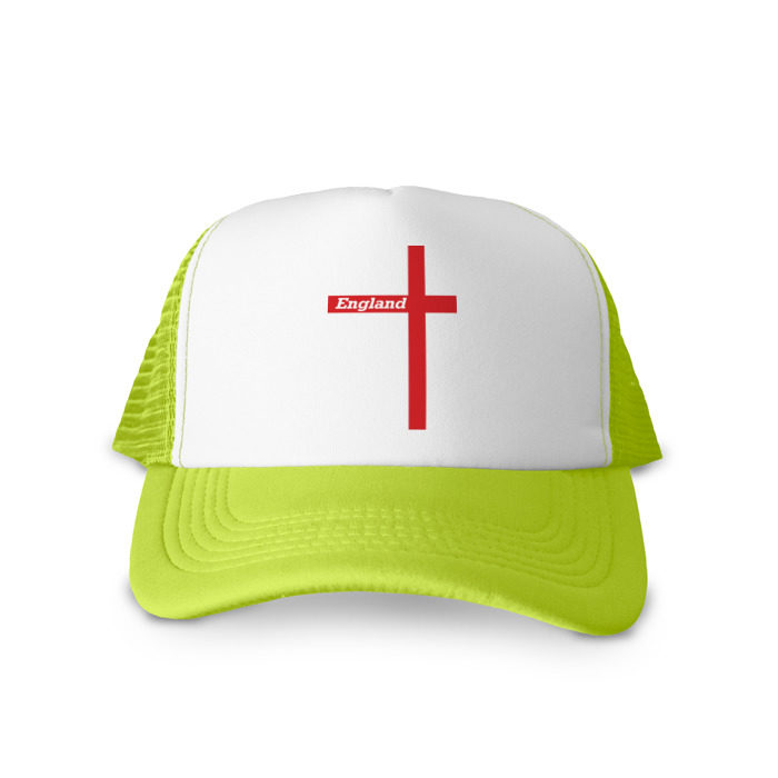 Кепка тракер с сеткой Сборная Англии фото
