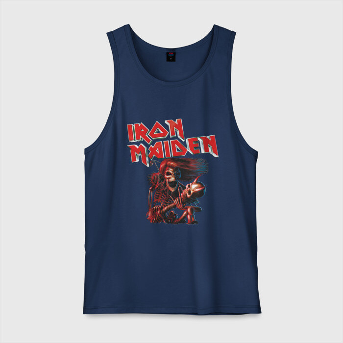 Мужская майка хлопок Iron Maiden фото
