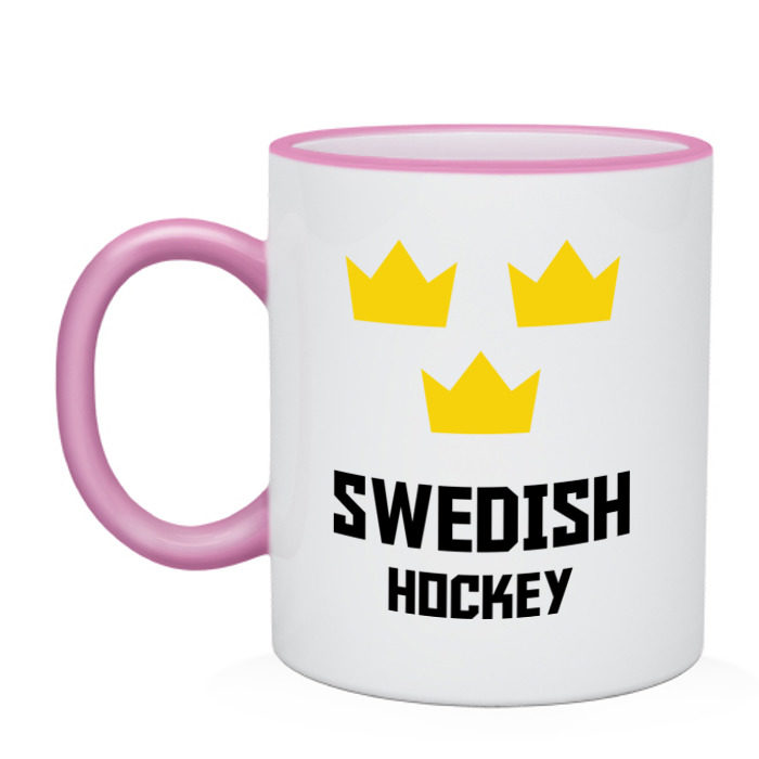 Кружка двухцветная Swedish Hockey фото