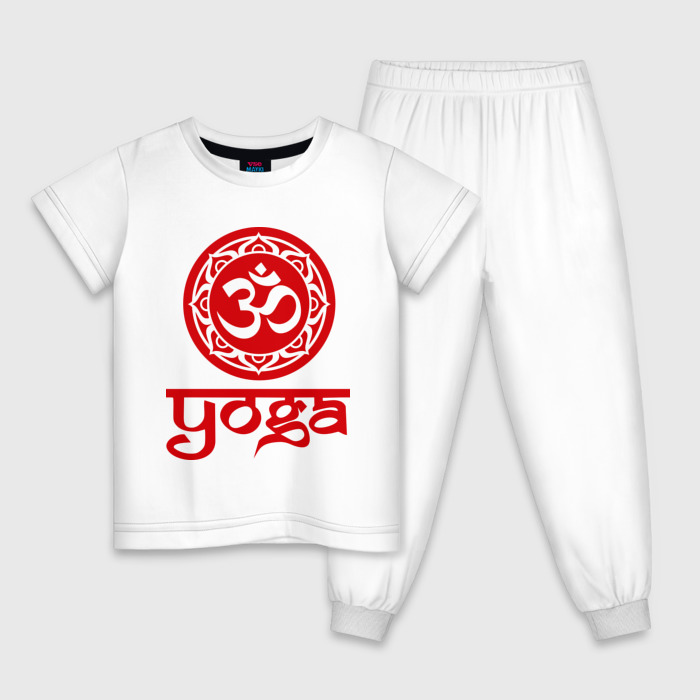 Детская пижама хлопок Символ Ом фото