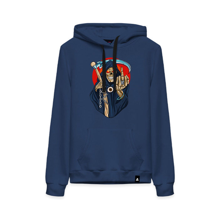 Женская толстовка хлопок Смерть с косой фото