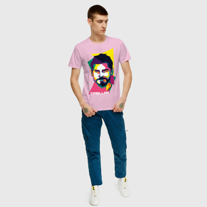 Мужская футболка хлопок Икер Касильяс фото