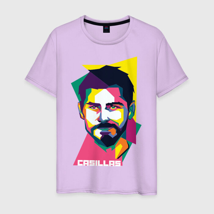 Мужская футболка хлопок Икер Касильяс фото