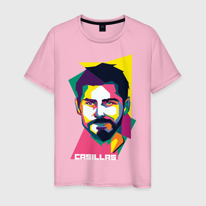 Мужская футболка хлопок Икер Касильяс фото