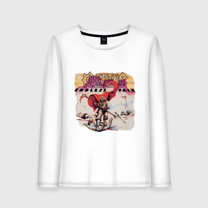 Женский лонгслив хлопок Kreator Endless Pain фото