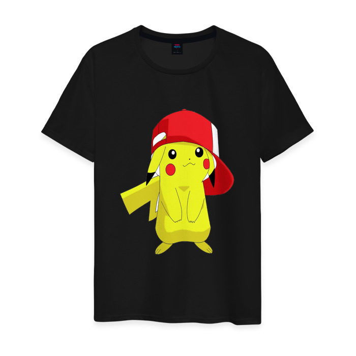 Мужская футболка хлопок Пикачу фото