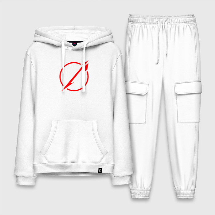 Мужской костюм хлопок с толстовкой «Metallica: Through The Never» фото