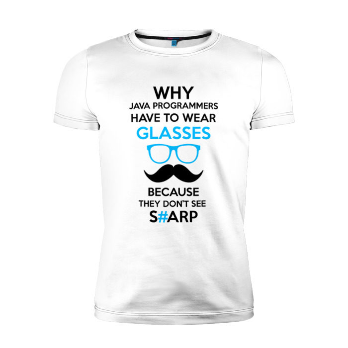 Мужская футболка премиум Don`t see sharp фото