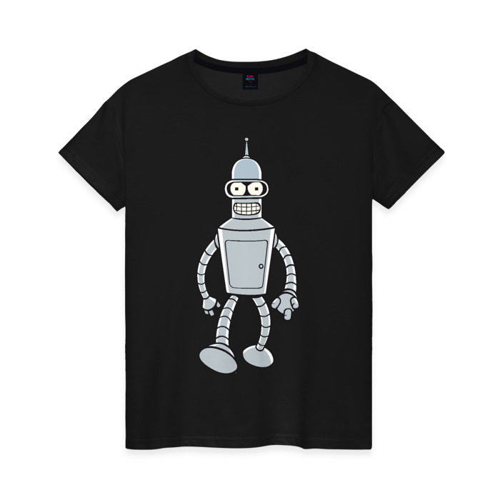 Женская футболка хлопок BENDER (color) фото