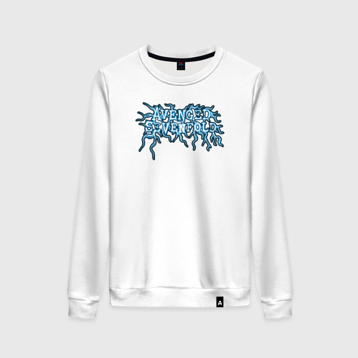Женский свитшот хлопок Avenged Sevenfold logo3 фото