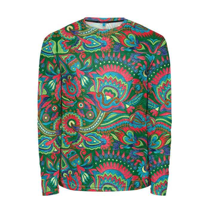 Мужской лонгслив 3D Узор фото