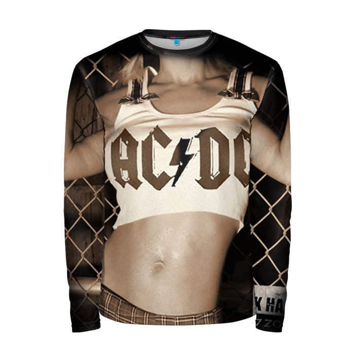 Мужской лонгслив 3D AC/DC фото