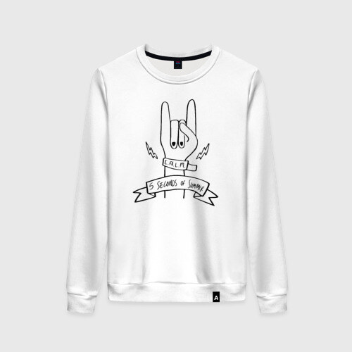 Женский свитшот хлопок 5SOS фото