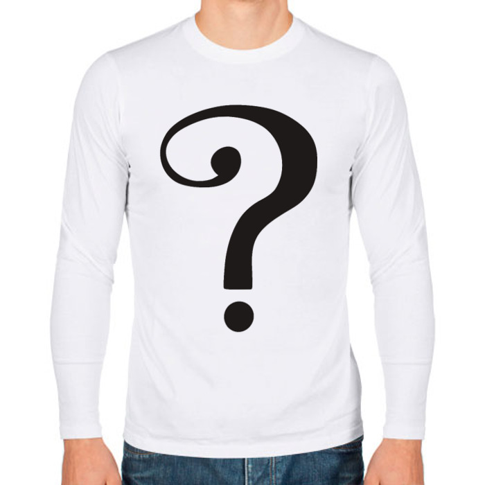 Мужской лонгслив хлопок Classic TV Riddler фото