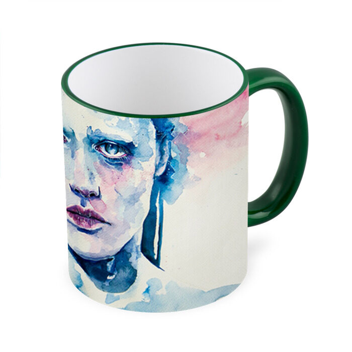 Кружка 3D Акварель фото