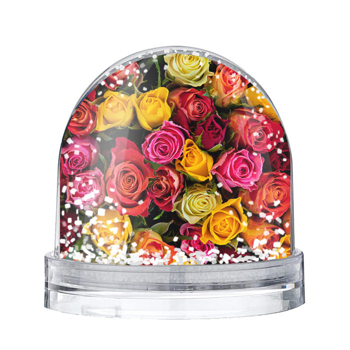 Снежный шар Цветы фото