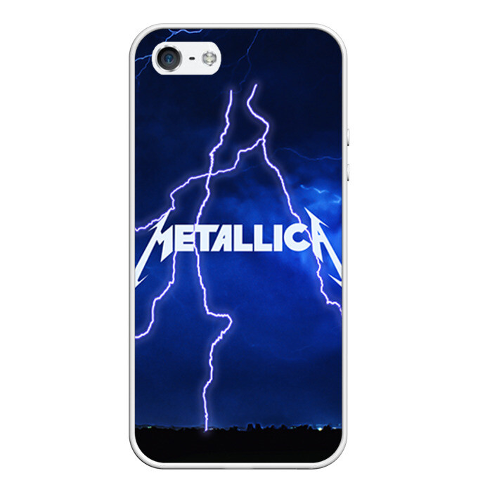 Чехол для iPhone 5/5S матовый METALLICA фото