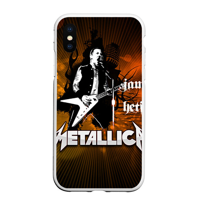 Чехол для iPhone XS Max матовый METALLICA фото
