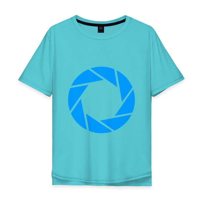 Мужская футболка хлопок Oversize Aperture Cup фото