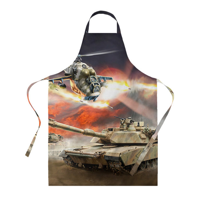 Фартук 3D Танк фото
