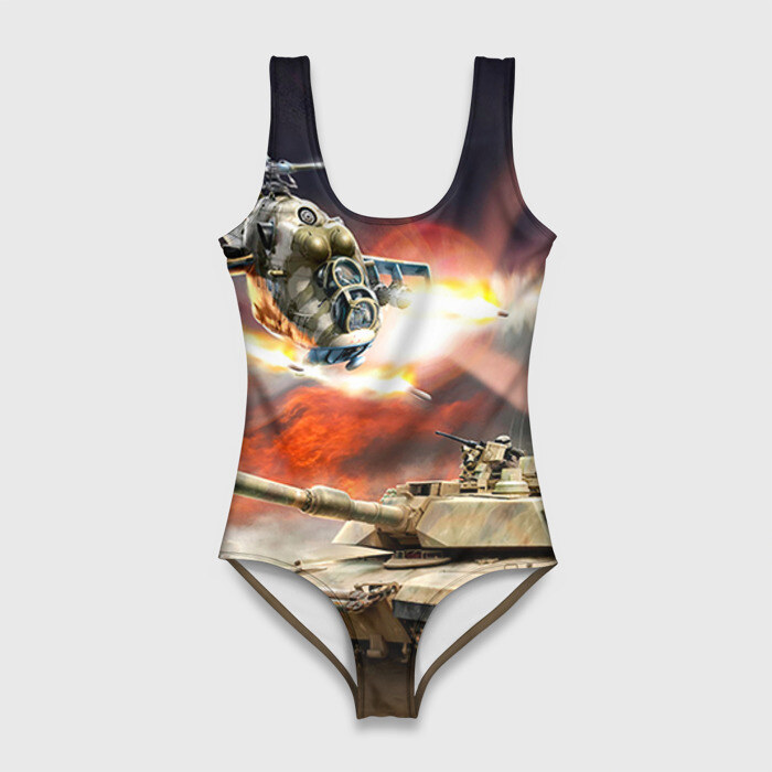 Купальник-боди 3D Танк фото