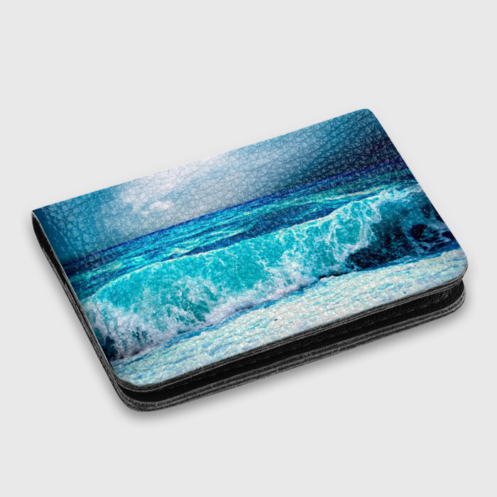 Картхолдер с принтом Волны фото