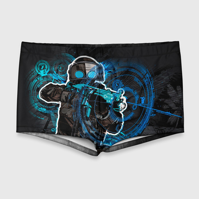 Мужские купальные плавки 3D Counter Strike фото