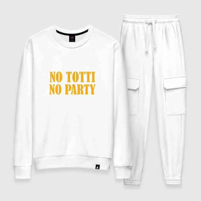 Женский костюм хлопок No Totti, No party фото