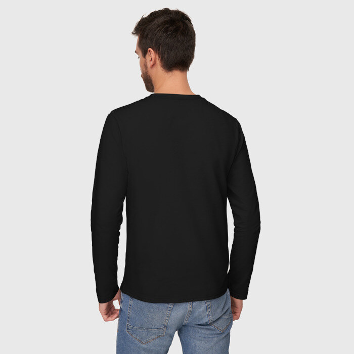 Мужской лонгслив хлопок Black Sails Pirate Flag фото