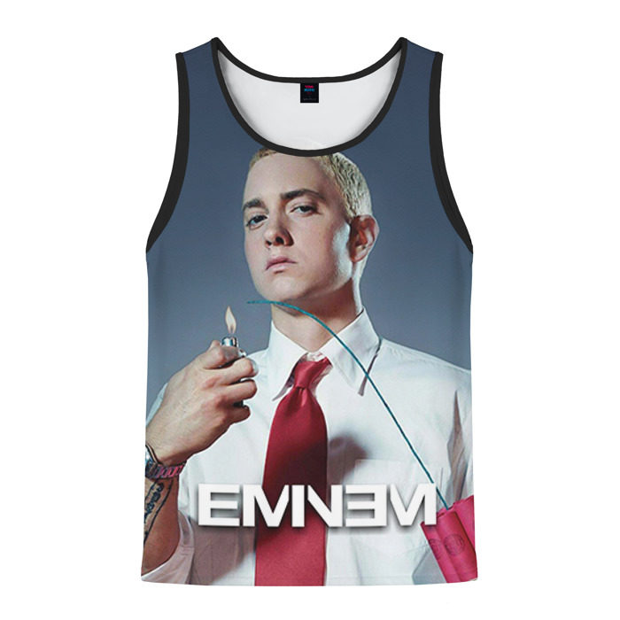 Мужская майка 3D Eminem фото