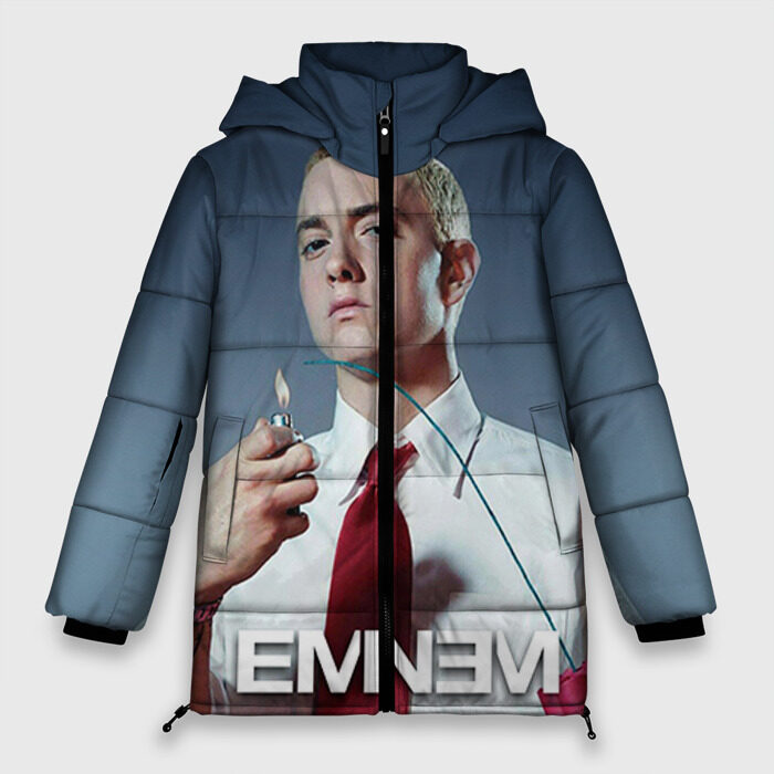 Женская зимняя куртка 3D Eminem фото