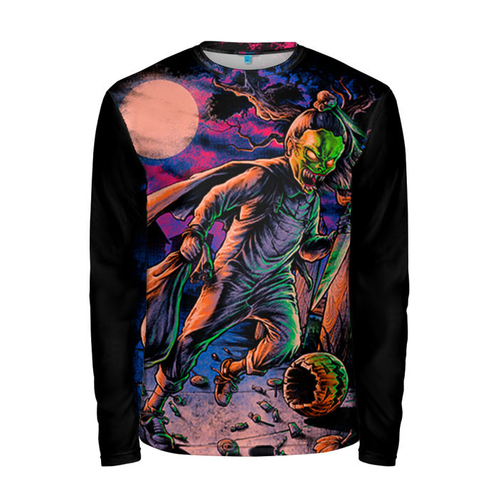 Мужской лонгслив 3D Хэллоуин фото