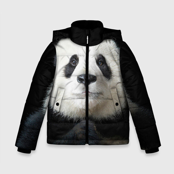 Зимняя куртка для мальчиков 3D Панда фото