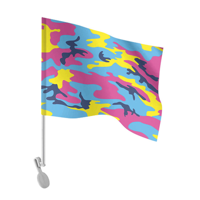 Флаг для автомобиля Камуфляж фото