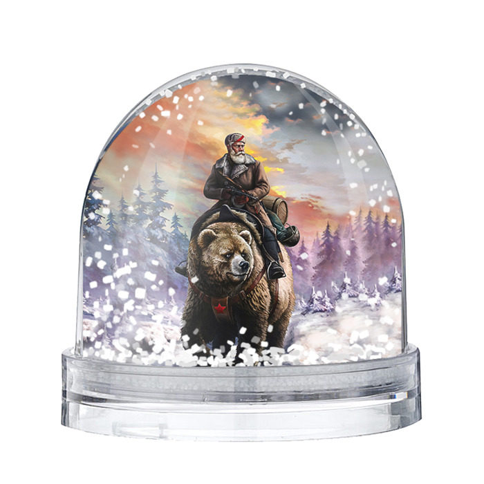 Снежный шар Медведь фото